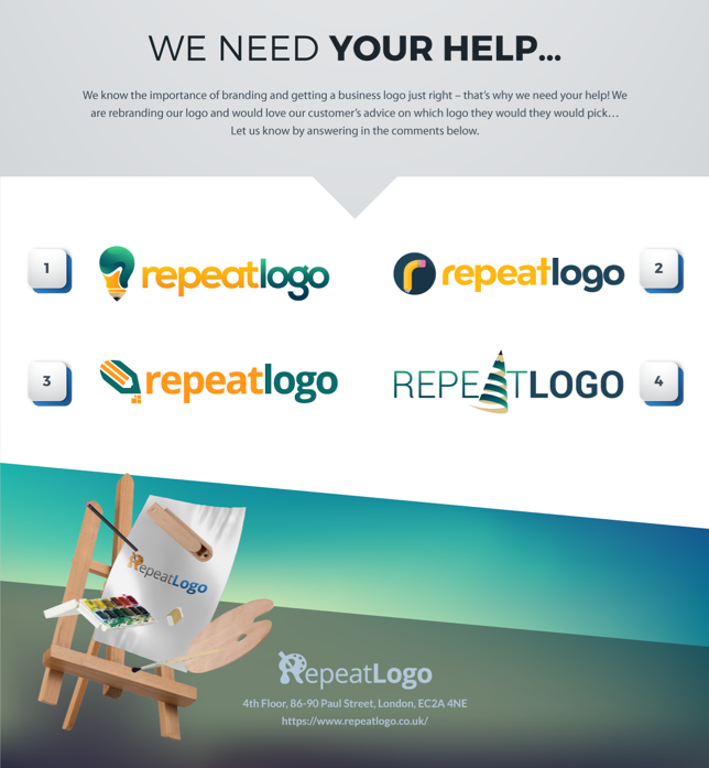Different versions of RepeatLogo