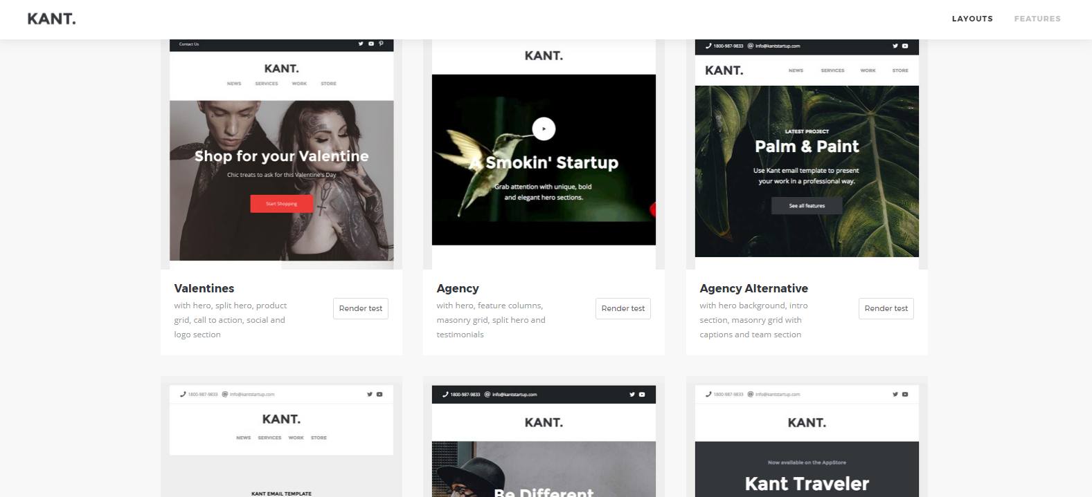 templates for mailchimp