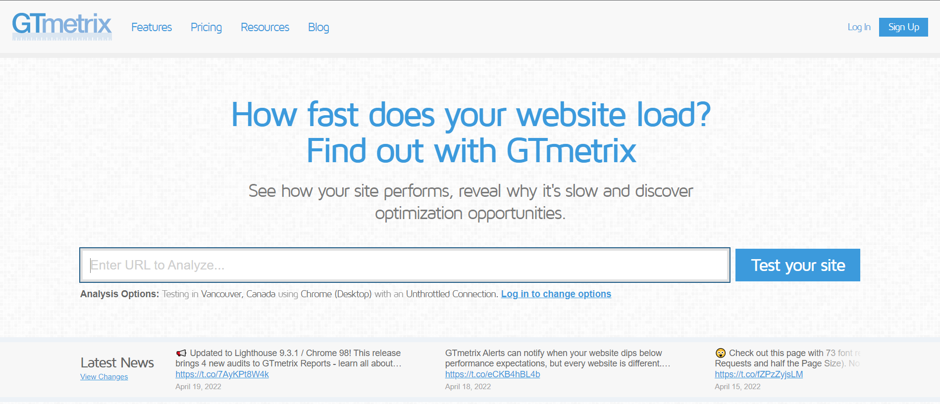 GTMetrix