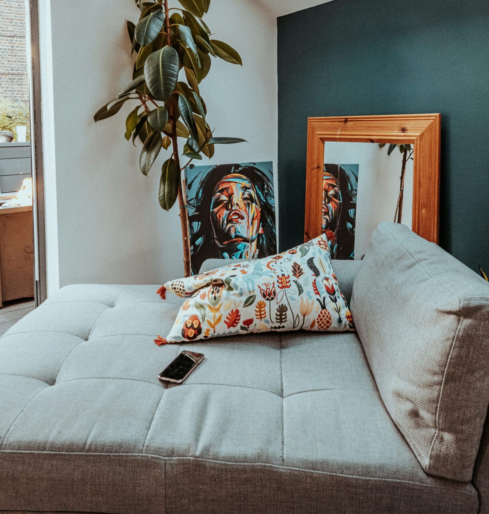 multi-functional home office layout