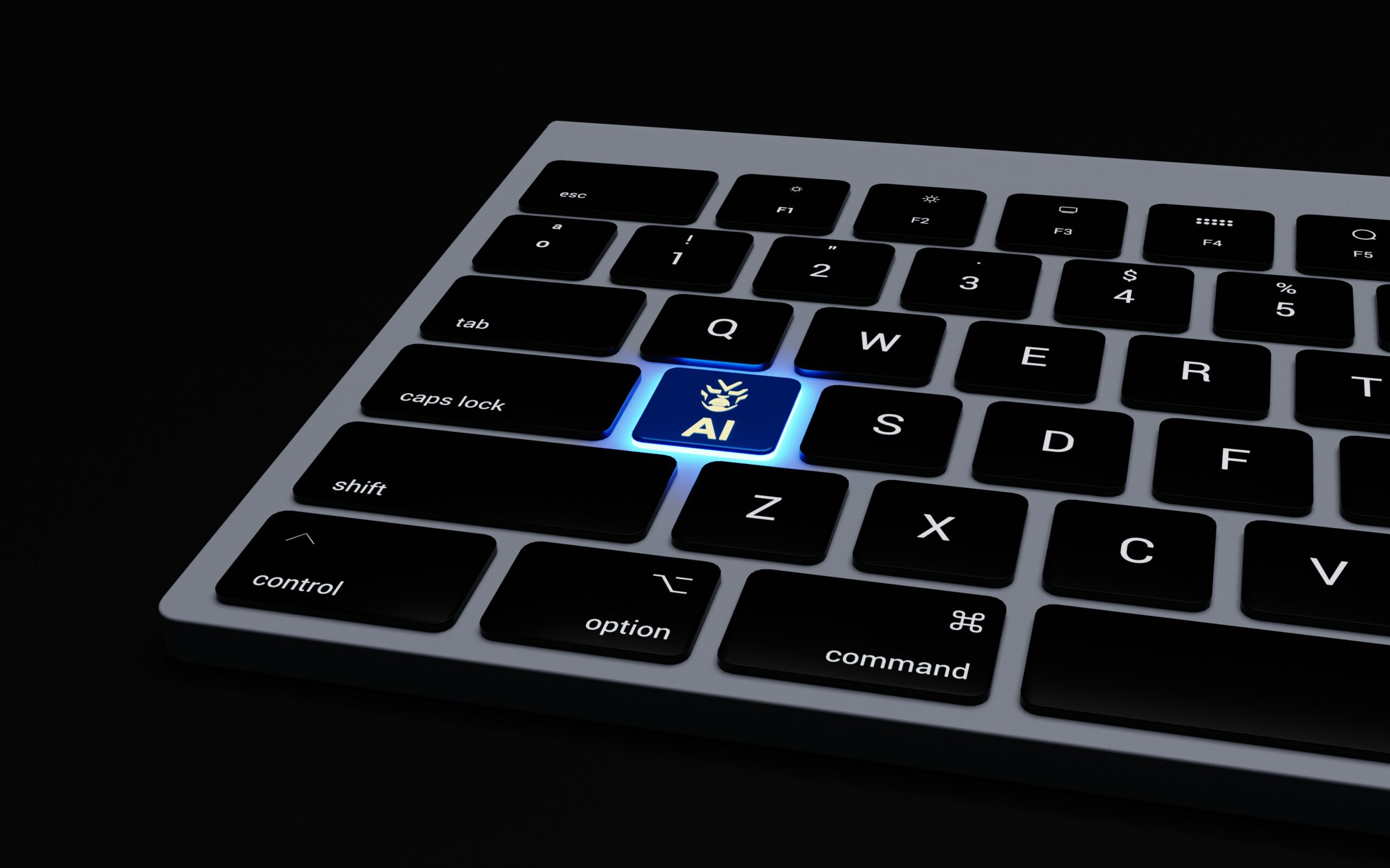 Image of a Keyboard highlighting AI Key
