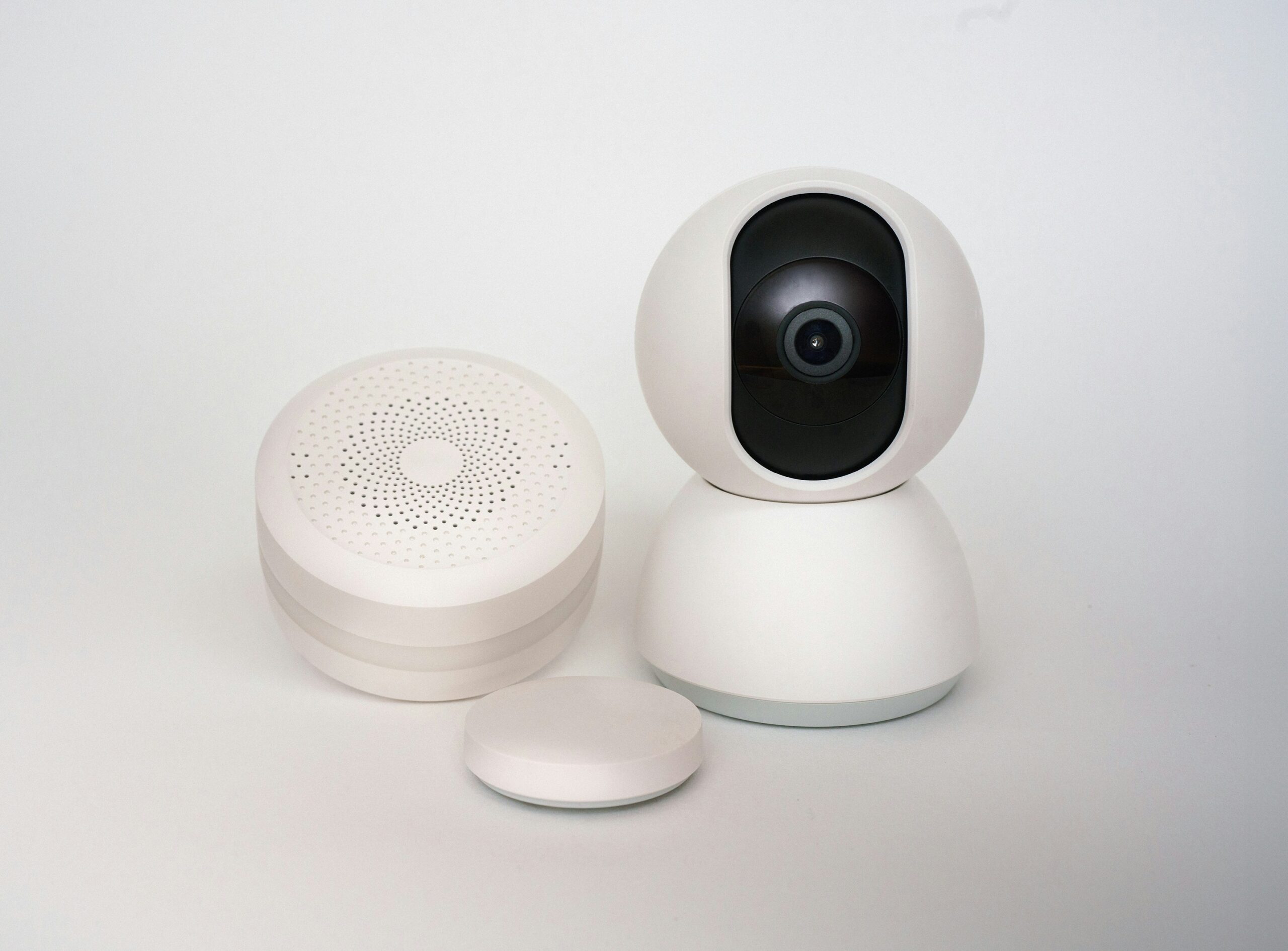 Image of smart cctv and smart speakers