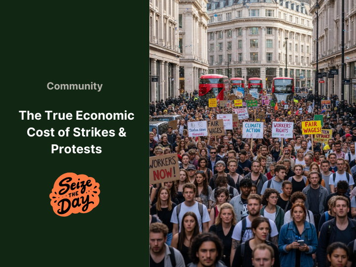The Economic Impact of Strikes and Protests