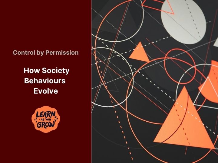Control by Permission: How Society Behaviours Evolve