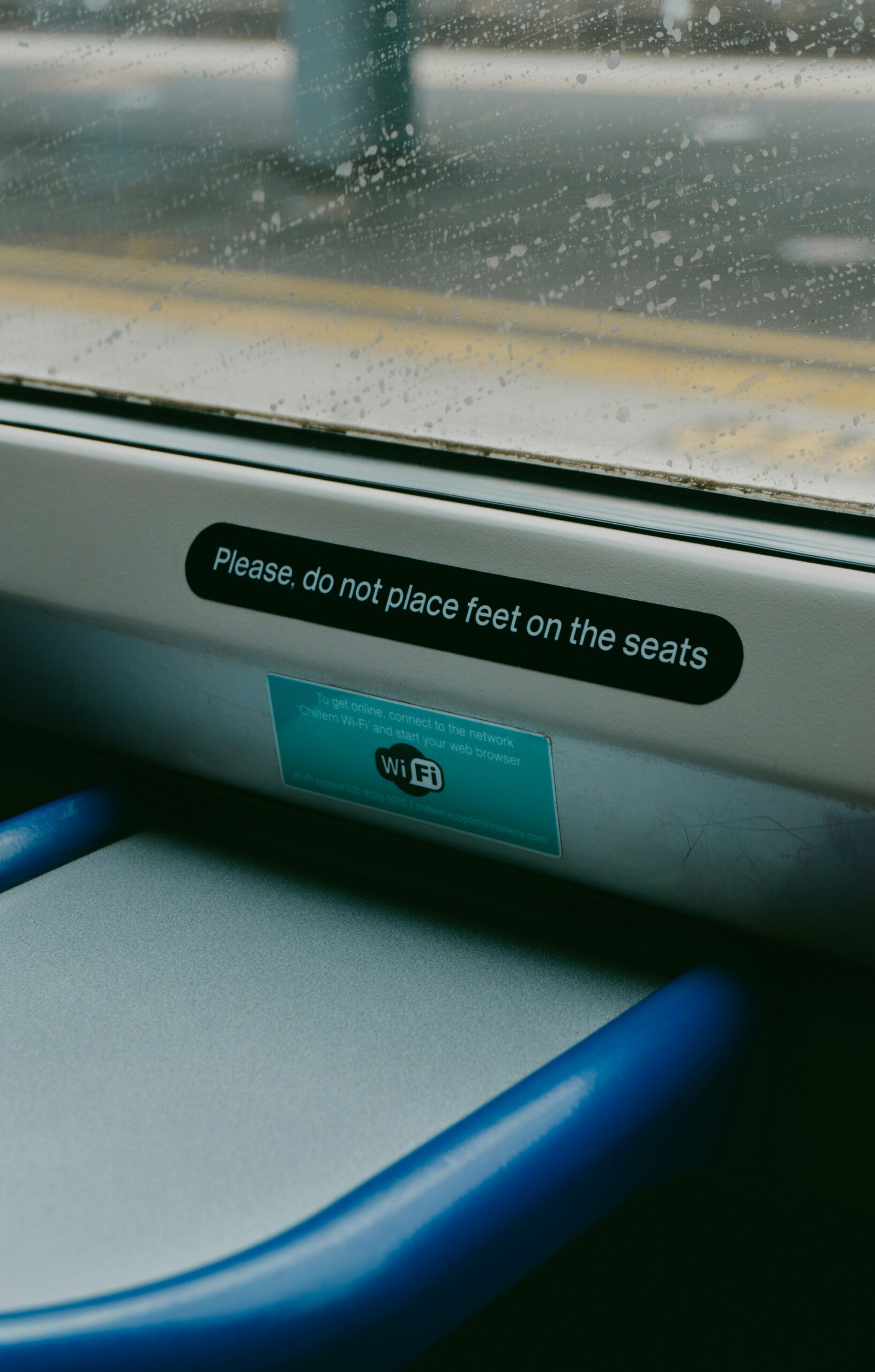 control, no feet on seat